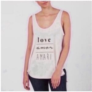 Known Supply Global Love Graphic Tank Top White Black